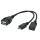Kabel GEMBIRD KABEL USB MICRO AF-BM+(F) USB 2.0 OTG 15CM A-OTG-AFBM-04